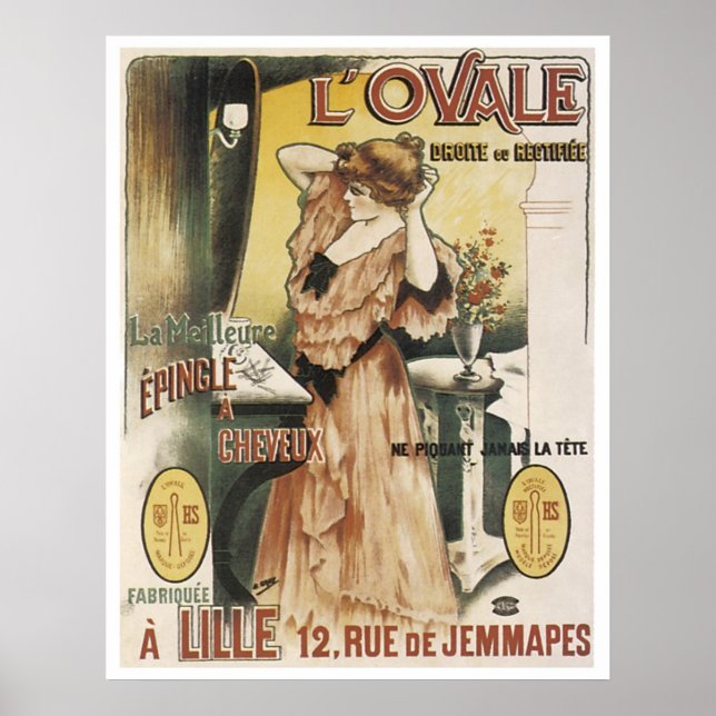 Affiches L'Ovale (Devant)