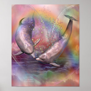 Affiches Love Bubbles Art Poster/Imprimer