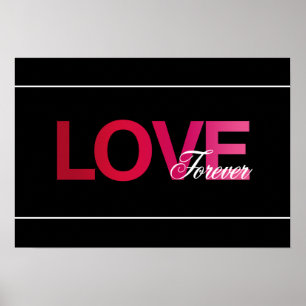 Affiches Love Forever Art Print