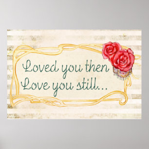 Affiches Love Inspirational Romantic Quote