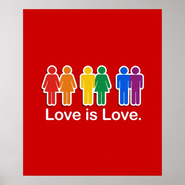 AFFICHES LOVE IS LOVE BASIC (Devant)