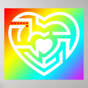 Affiches love labrynth