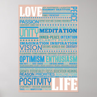 Affiches 'Love Life' - Inspirant et Motivant Art Design