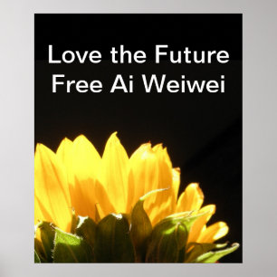 Affiches " Love the Future - Free Ai Weiwei " Grandes affic