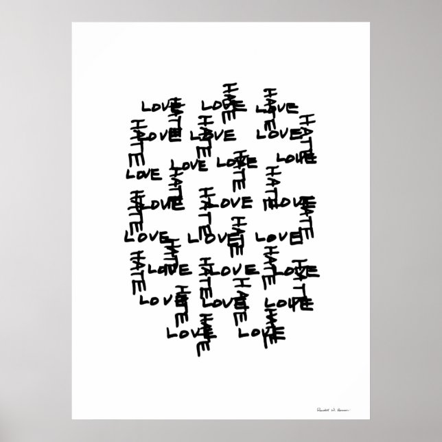 Affiches LoveHate (Devant)