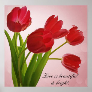 AFFICHES LOVELY FLORAL