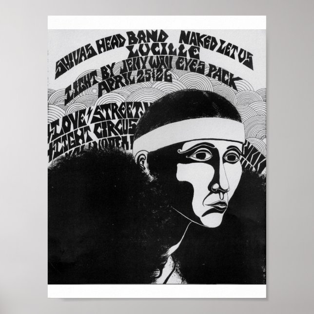 Affiches LoveStreetLightCircus flyer LoveStreetavr25&26'69 (Devant)