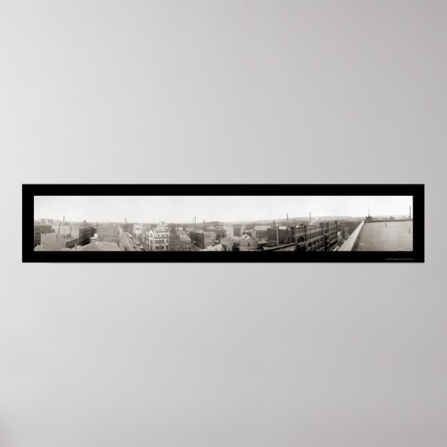 Affiches Lowell, MA Photo 1910 (Devant)