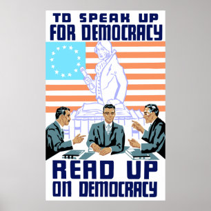 Affiches Lu sur la démocratie