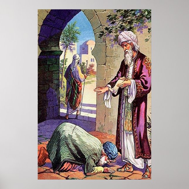 Affiches Luc 7:40 50 Une histoire sur le pardon (Devant)