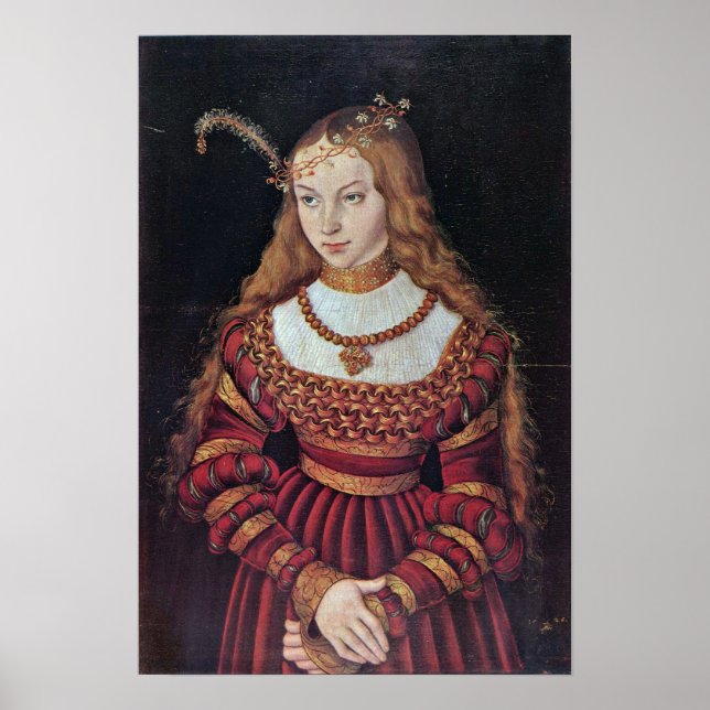 Affiches Lucas Cranach (I) - Johann Friedrich Elector (Devant)