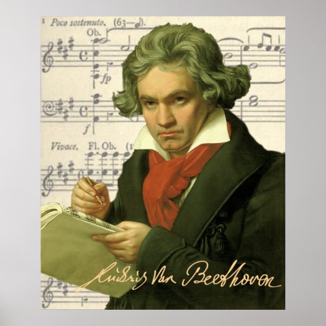 Affiches Ludwig Van Beethoven (Devant)