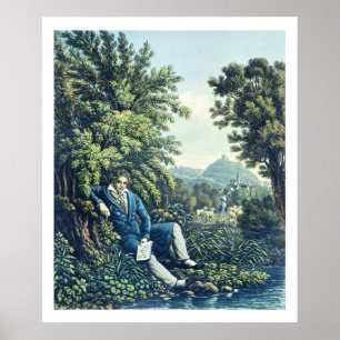 Affiches Ludwig van Beethoven by a River