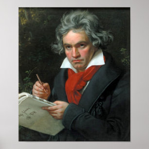 Affiches Ludwig van Beethoven Portrait
