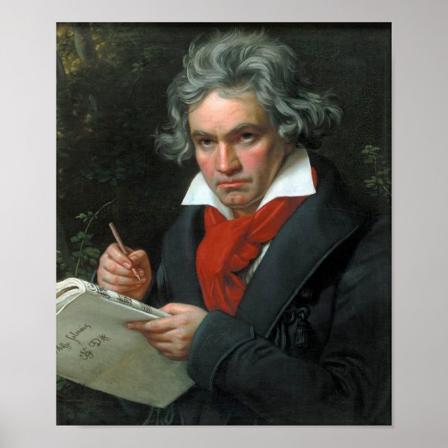 Affiches Ludwig van Beethoven Portrait (Devant)