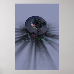 Affiches L'UFO claquent en bas de l'affiche