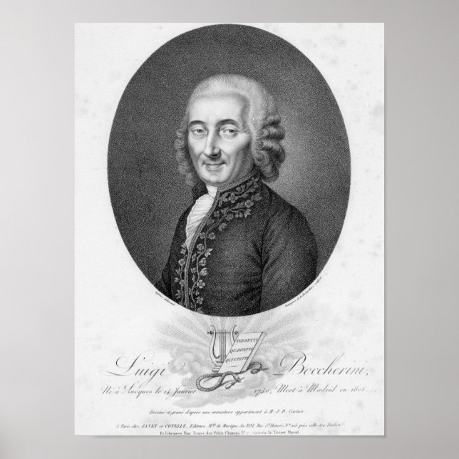 Affiches Luigi Boccherini (Devant)