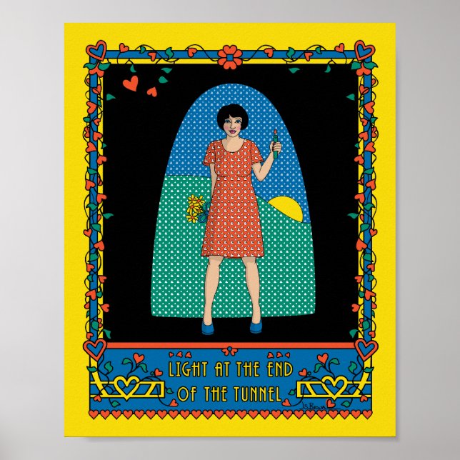 Affiches Lumière À La Fin De L'Affiche Tunnel_B_8x10 (Devant)