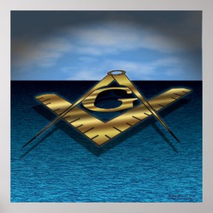 Affiches Lumière au-dessus de la mer