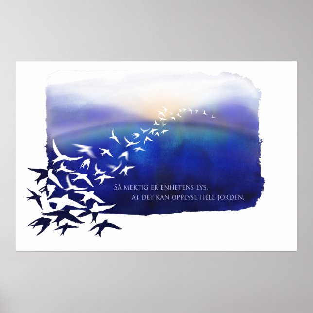 Affiches Lumière de l'unité (norvégien) (Devant)
