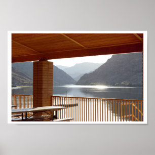 Affiches Lumière du soleil sur le fleuve Colorado