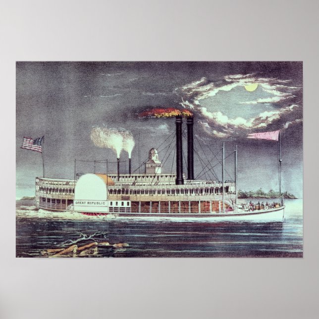 Affiches Lumière sur le Mississippi (Devant)