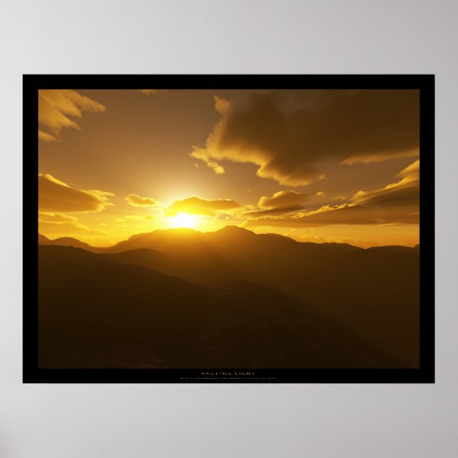 Affiches Lumière tombante (Devant)