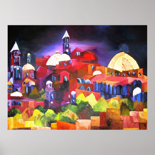 Affiches Lumières de Jérusalem (Devant)