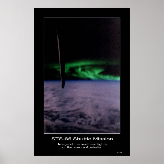 Affiches Lumières du sud l'aurora Austral... (Devant)