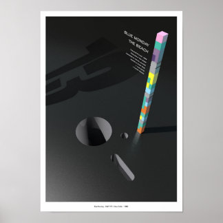 Affiches Lundi bleu inspiré