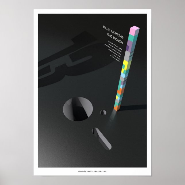 Affiches Lundi bleu inspiré (Devant)