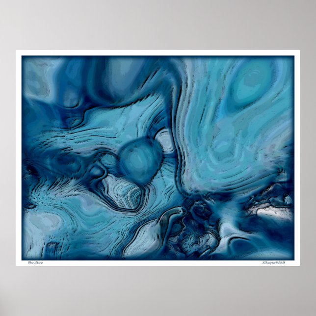 Affiches Lune bleue (Devant)