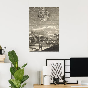 Affiches Lune de la Renaissance antique par Allain Mallet