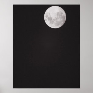 Affiches Lune infrarouge.
