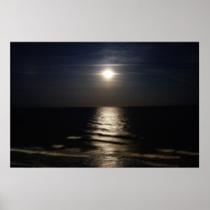 Affiches Lune océanique