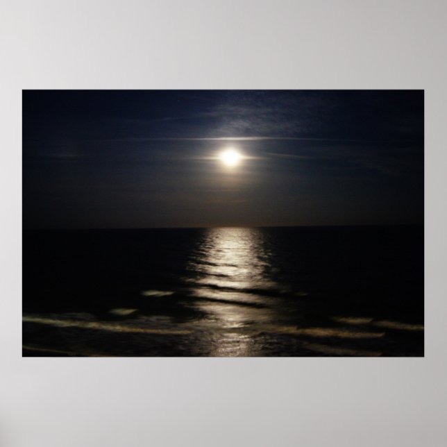 Affiches Lune océanique (Devant)