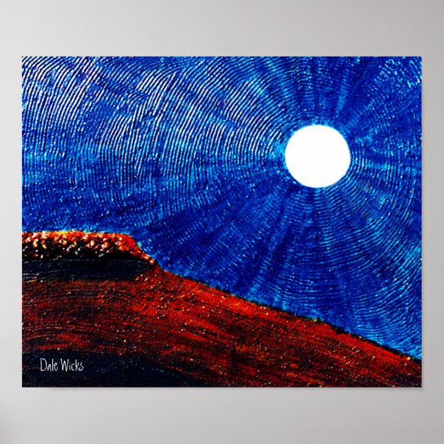 Affiches Lune Vibrante (Devant)