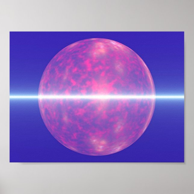 Affiches Lune violette (Devant)