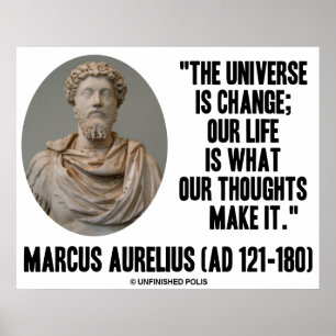 Affiches L'Univers De Marcus Aurelius Est Un Changement De 
