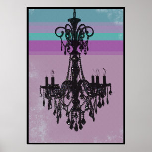 Affiches Lustre - Grunge Violet