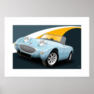 Affiches Lutin d'Austin Healey