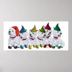 Affiches Lutins de Noël