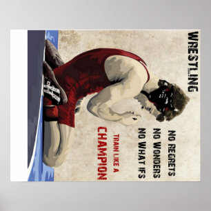 Affiches lutte - aucun regret