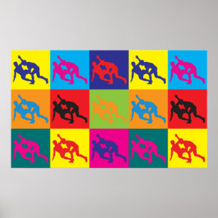 Affiches Lutte Pop Art