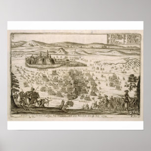 Affiches Luttez près de la ville de Levice en 1664,