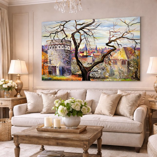 Affiches Luxembourg - Plateau Psychedelique Du Rham (Créateur téléchargé)