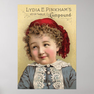 Affiches Lydia Pinkhams Vegetable Comptoir Ad