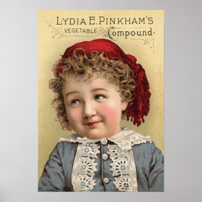 Affiches Lydia Pinkhams Vegetable Comptoir Ad (Devant)