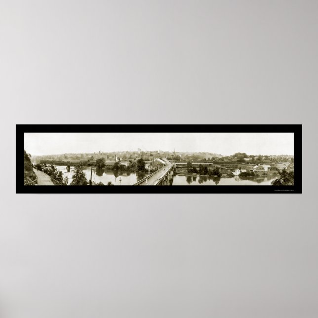 Affiches Lynchburg, VA Viaduct Photo 1919 (Devant)