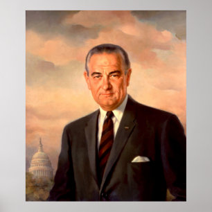 Affiches LYNDON BAINES JOHNSON par Elizabeth Shoumatoff